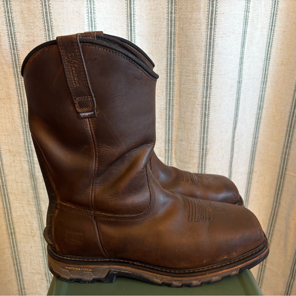 Timberland Dark Brown Leather Boots